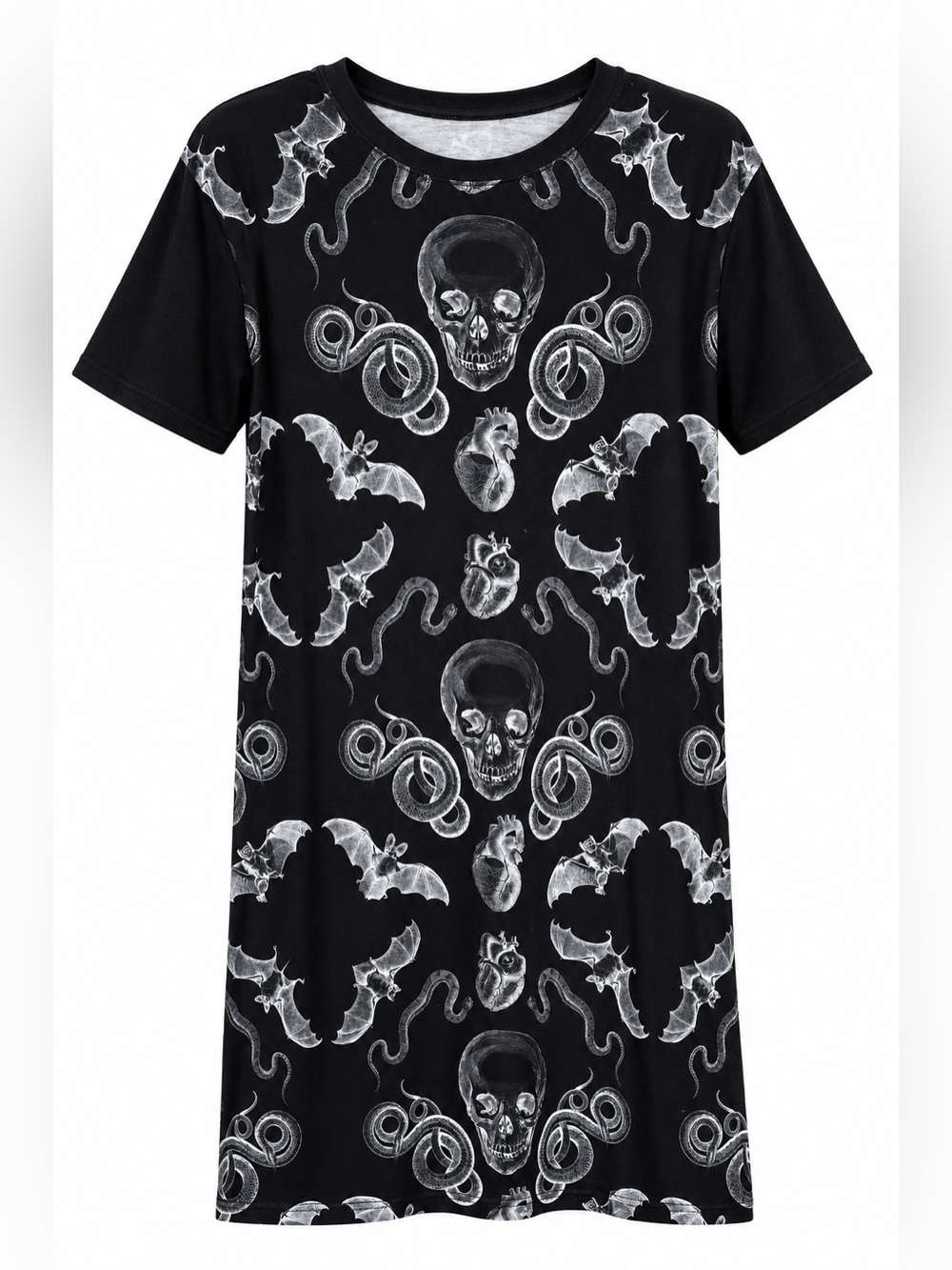 Daisy Jone’s Locker | Macabre Oddities T-Shirt Dress
